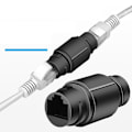 Miniatyrbild 9 av 11: RJ45 Cat5/5e/6 8P8C LAN-koppling, Ethernet LAN-adapter, hona till hona