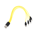Miniatyrbild 1 av 10: Effektiv laddningslösning för flera enheter Hane USB till Hane Typ C Snabbladdningssladd Strömkabel Snabbladdningskabel One for four