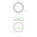 Miniatyrbild 8 av 8: 53mm Högtalarenhet Kompakt 2 tum 4 ohm 10W Högtalarbyte Mångsidig Metallhögtalarkomponent för Bärbara Enheter