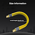 Miniatyrbild 5 av 8: Multifunktions USB 4-kabel Typ C för 40 Gbps höghastighetsdata Snabb strömleverans upp till 240W Kompatibel med Thunderbolt3/4