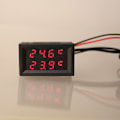 Miniatyrbild 2 av 7: NTC Vattentäta Prober LED Digital Högtemperaturprecisionstermometer
