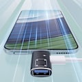 Miniatyrbild 6 av 10: USB C & USB till USB A Adapter med 15W Laddningsport USB A Typ C Hona till USB C Hane OTG Adapter Dataöverföringsadapter Silver