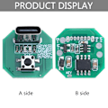 Miniatyrbild 4 av 10: Avancerad Typ C Laddningskrets för Högeffekts LED-Ficklampor Typ C Port null - 1pc