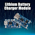 Miniatyrbillede 2 af 7: 5 stk. Type C/Micros USB-interfaces 18650 Lithium Batteriopladningsmodul MICRO interface