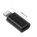 Miniatyrbild 7 av 10: för Lightning hona till hane Adapter för laddning, kan inte överföra data för telefon för Ipod Tillbehör Black
