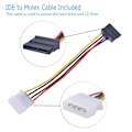 Miniatyrbild 10 av 10: Uppgraderad hårddisk IDE Sata till USB2.0 Adapterkonverteringskabel Datornätverksanslutningsenhet
