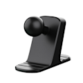 Miniatyrbild 1 av 7: 17mm kulledshuvud mobiltelefon montering fäste instrumentbräda montering bas halkfri stativ Black