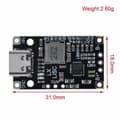 Miniatyrbillede 5 af 8: Lithium Batteri Opladnings Boost Modul Type C USB 2-3S Boost Modul Understøtter Hurtig null - 3S