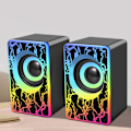 Miniatyrbild 11 av 11: USB-driven datorhögtalare med multi-RGB-belysning, Minihögtalare
