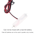 Miniatyrbild 5 av 11: 1 i 2 AA Batterieliminator EU Strömförsörjning 1.5V 3V 4.5V 6V för Walkie Talkie