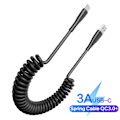 Miniatyrbild 2 av 10: Retraktil USB A till Typ C Laddningskabel 480 Mbps Universal för USB-C Enheter