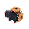 Miniatyrbild 8 av 8: 3D Rocker Joystick 3-polig Analog Sensor Ersättningsdelar för Reparation av Pro