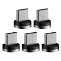 Miniatyrbild 9 av 9: Magnetisk Laddaradapter Skyddar Mot Damm och Smuts Typ C Micro USB Ask-Säker C