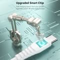 Miniatyrbilde 7 av 8: USB til Type C/USB 5Pin Datakabel, 2A Hurtiglading Strømkabelledning 100cm Micro USB 2A