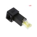 RJ45-koppling, nätverkskoppling, Ethernet-kontakter Multi-vinkelkoppling för Cat5e C