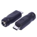 Miniatyrbillede 1 af 6: DC5521 Strømomdannelsesadapter til Type-C/Mini USB/Micro USB-konverteradapter Typec