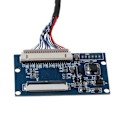 Miniatyrbild 9 av 9: LVDS 1ch 8bit 20 till 40-stifts TTL-signal LCD-drivrutskortstyrkortssats för 7-10,1\" LCD-panelkabel Enkel att använda