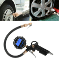 Miniatyrbild 7 av 10: Digital Däckpump med Tryckmätare 200 PSI 0,05 Upplösning Gummislang Snabb Däckpump för Verkstad Hållbar