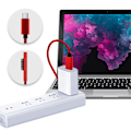 Miniatyrbild 11 av 11: Typ C Anslutning Laddningskabel för Microsoft Surface Pro 7/6/5/4/3 15V 3A A