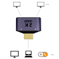 Miniatyrbild 7 av 9: 1X2 HDMI-kompatibel Splitter-kit med strömförsörjning, 2 portar, 1 in 2 ut - 2 Strömförsörjda splittrar