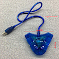 Miniatyrbild 5 av 8: USB-spelkontroll Adaptor Dubbel Port Kontroller till PC USB Konverteringsadapter Stöd för Windows XP, VISTA, WIN7 (32 bit) för PS1/för PS2
