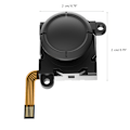 Miniatyrbild 5 av 7: No Drift Elektromagnetiska Stick Analoger Tummepinnar Ersättning för Switch OLED Lite