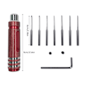 Miniatyrbild 5 av 10: Modellmejsel med 0,1/0,2/0,4/0,6/0,8/1,0/2,0 mm ResinCarved Scriber-linje Modelleringsskrivare Handverktyg