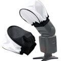 Miniatyrbild 2 av 7: Universal Softbox-diffusor för DSLR-kameror, blixtljus, snabbbelysning, mini, bärbar, lätt