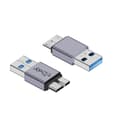 Pikkukuva 1 / 11: USB C - MicroB -sovitin USB 3.0 Type C naaras - MicroB urosmuunnin 10 Gbps null - USB male