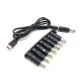 Miniatyrbild 6 av 11: TypeC DC till 12V strömkabel USB till DC-jack adapterkabel USB Boost Line 8 pluggar