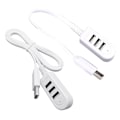Miniatyrbild 9 av 11: 3-port USB Hub Splitter Extender USB Adapter Höghastighets Splitter Notebook En-till-Tre Extender Hub för Stationär Dator Laptop 1.2m