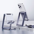 Miniatyrbild 6 av 6: Mobiltelefonställ Vinkel Justerbar Skrivbord för Smart Phone Tablet Stöd Cradl