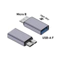 Miniatyrbilde 5 av 11: USB C til MicroB Adapter USB 3.0 Type C Hunn til MicroB Hann Konverter 10Gbps null - Type C Female