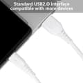 Miniatyrbillede 6 af 8: Effektivt USB-kabel Type C til USB A 2A Opladnings- og Datakabel 100cm Micro USB