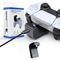 Miniatyrbild 2 av 10: Laddningsbart Spelkontrollbatteripaket För Gamepad Extern Ryggklämma