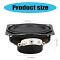 Miniatyrbild 5 av 9: 2 st 40mm 4Ohm 3W Subwoofer Multimedia Bärbara Högtalare Ljudförstärkare Högtalare Inre Magnetisk Gummi Sido Högtalare