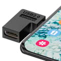 Pikkukuva 2 / 11: 90 asteen kulma Micro USB - TypeC -sovitin latausratkaisu Micro-laitteille null - Bend right