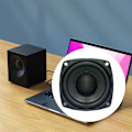 Miniatyrbild 10 av 11: 3-tums Högtalare 4 Ohm 20W Högtalare Full-Range Horn