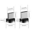 Miniatyrbild 3 av 9: Magnetisk Laddaradapter Skyddar Mot Damm och Smuts Typ C Micro USB Ask-Säker U