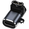Miniatyrbild 11 av 11: Smartwatch USB C Laddningsomvandlare Adapter för 7/7X/5S/6/6X Klocka Snabb Laddningskontakt null - Side bend