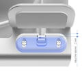 Miniatyrbild 10 av 10: Metallladdningsstativ 3-i-1-laddare för  1/2 för Apple Watch Series 1/2/3/4 Nätadapter 1 st Gray