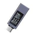 Miniatyrbild 3 av 9: KOWSI USB-testare LED-display USB-C-mätare Bärbar spännings- och strömmätare USB-C-voltmeter amperemeter detektor USB-kontroll