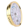 Miniatyrbild 7 av 10: Kvalitets Termometer Trådlös Inomhus Utomhus Väder Rund Hygrometer Guld