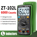Miniatyrbild 5 av 11: Pålitlig induktansmätare Automatisk 60H-mätning Anti-buring Multimeter ABS standard 60H inductance sensor