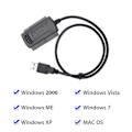 Miniatyrbild 9 av 10: Uppgraderad hårddisk IDE Sata till USB2.0 Adapterkonverteringskabel Datornätverksanslutningsenhet