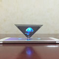 Miniatyrbild 7 av 11: Universal Smartphone 3D Hologram Display Stativ Projektor Pyramid Personlig Underhållning
