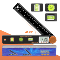 Miniatyrbild 7 av 10: Goniometer Vinkelmätare - Digital Display Vikbar - Mäthjälpmedel Vinkel Linjal