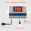Miniatyrbild 8 av 8: 220V LED Digital Temperaturregulator 10A Termostatkontrollbrytare Sonda Ny