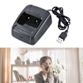 Miniatyrbild 6 av 7: USB-laddningsdocka för skrivbord för BF666s/777s/888s/999s/C1 Tvåvägsradio