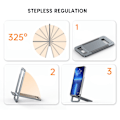 Miniatyrbild 4 av 10: Universell hållare stativ justerbar surfplatta hopfällbart bord telefon skrivbordsstativ fäste Space gray